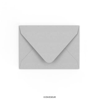 Enveloppe grise pâle 82x113 mm (C7)