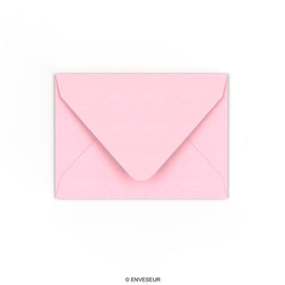Enveloppe rose pâle 82x113 mm (C7)