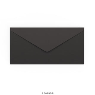 Enveloppe noire 110x220 mm (DL)