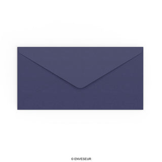 Enveloppe bleue foncée 110x220 mm (DL)