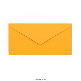 Enveloppe jaune profonde 110x220 mm (DL)