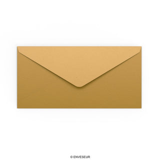 Enveloppe dorée 110x220mm mm (DL)