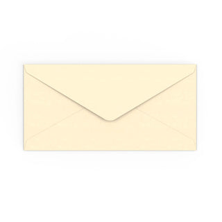 Enveloppe couleur magnolia 110x220 mm (DL)