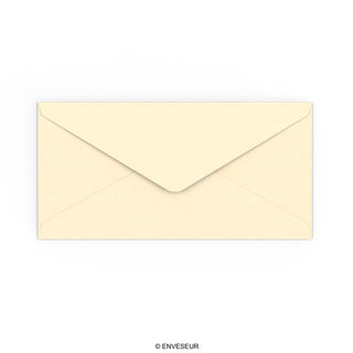 Enveloppe couleur magnolia 110x220 mm (DL)