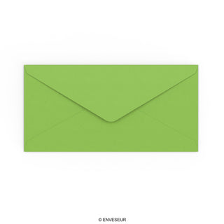 Enveloppe verte vive 110x220 mm (DL)