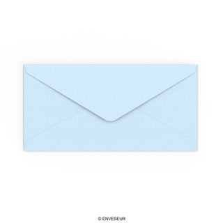 Enveloppe bleue pâle 110x220 mm (DL)