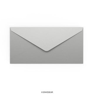 Enveloppe argentée 110x220mm mm (DL)