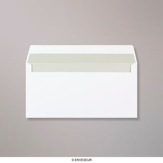 Enveloppe blanche 110x220 mm (DL)