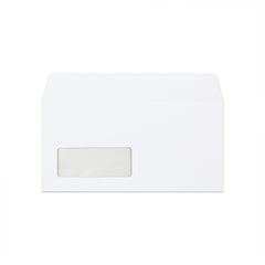 Enveloppe blanche 110x220 mm (DL)