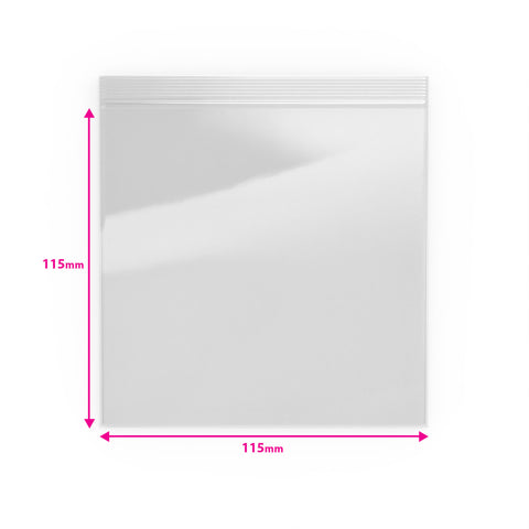 Sachets transparents Zip