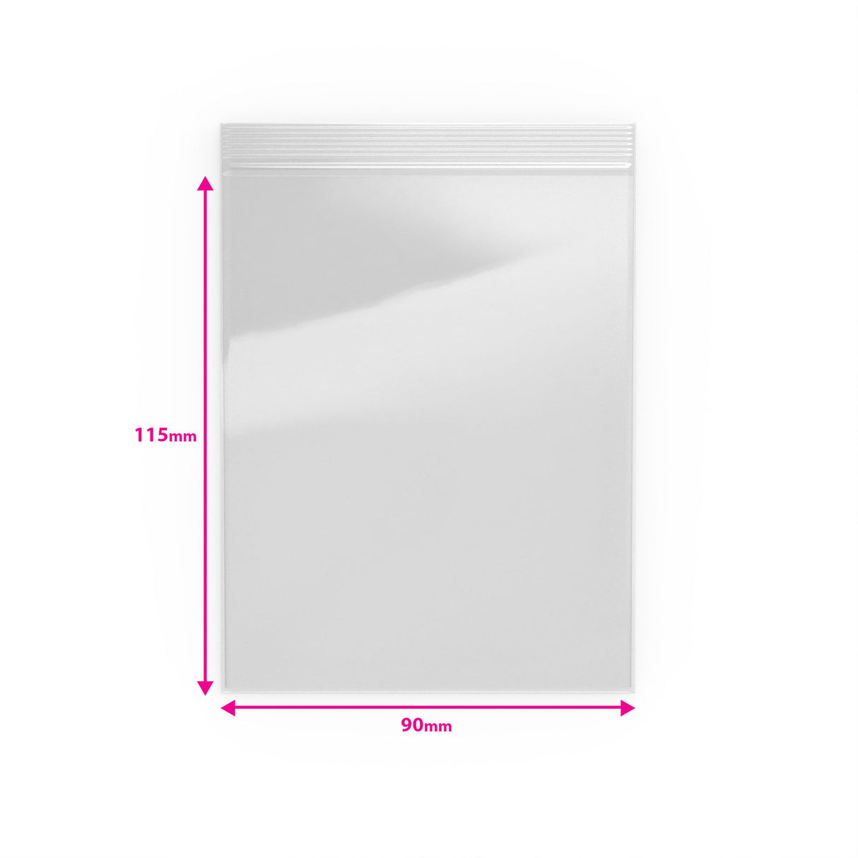 Sachets transparents Zip