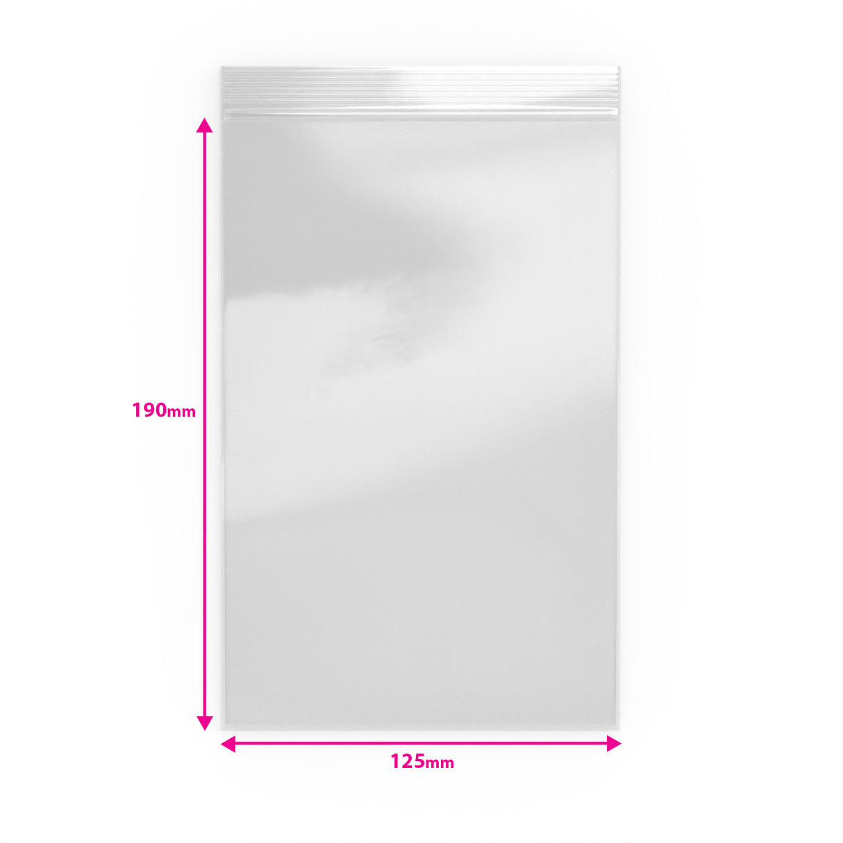 Sachets transparents Zip