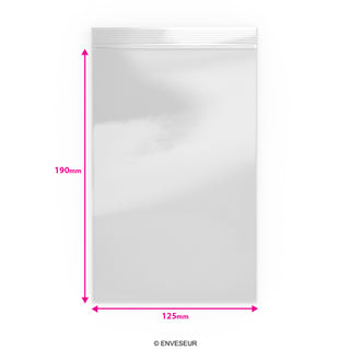 Sachets transparents Zip