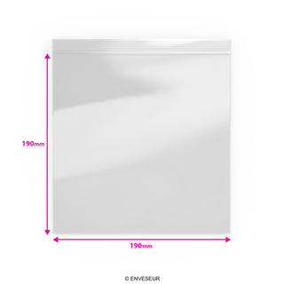 Sachets transparents Zip
