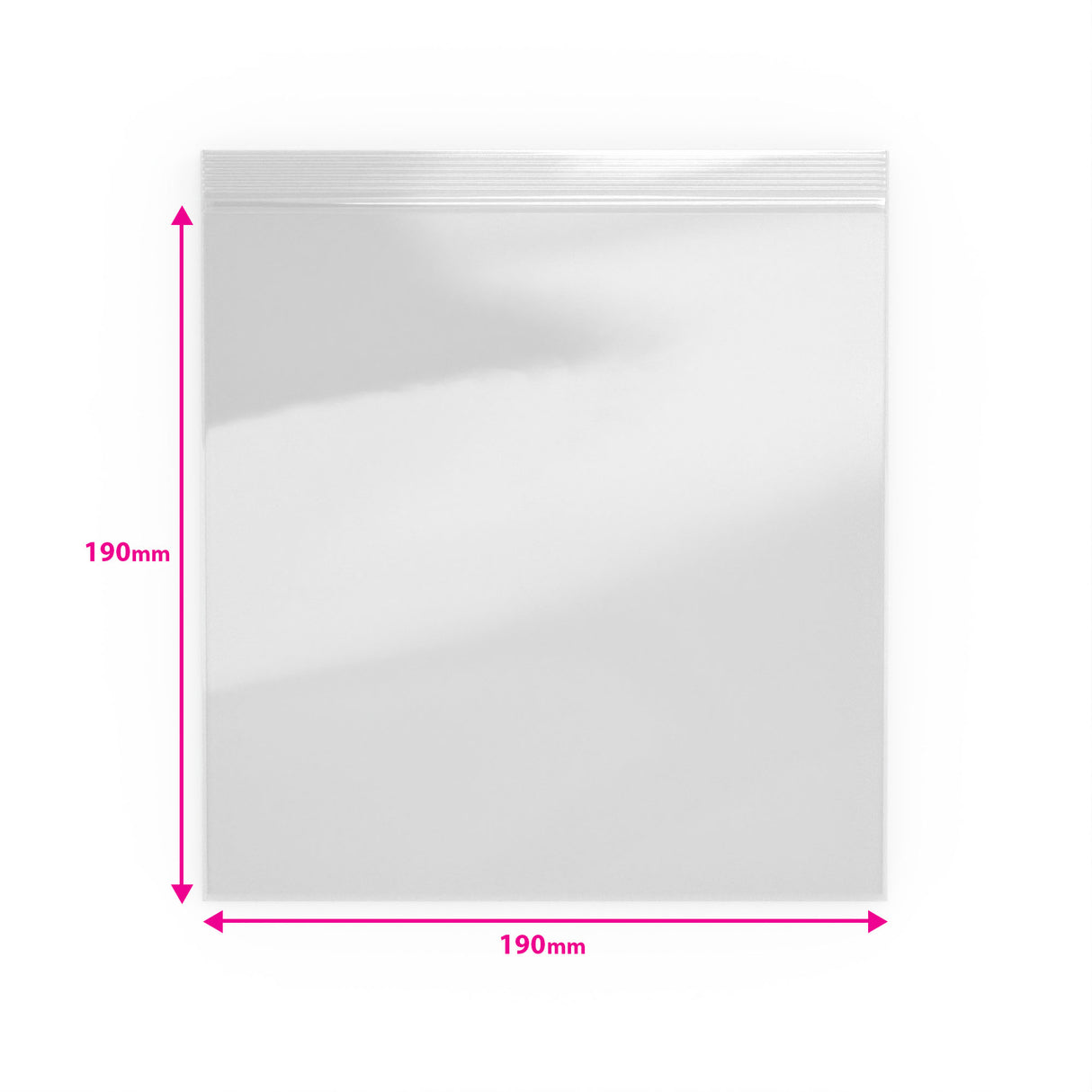 Sachets transparents Zip