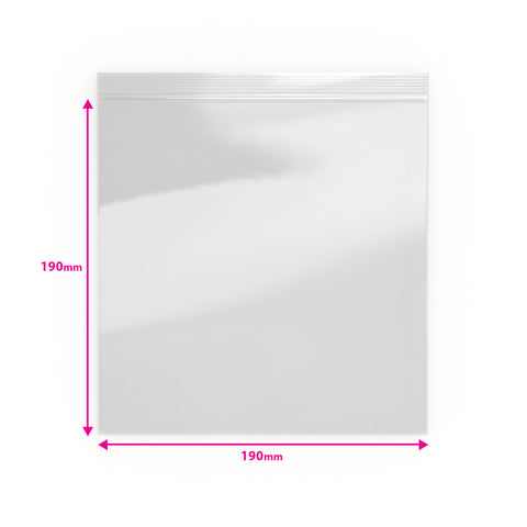 Sachets transparents Zip