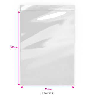 Sachets transparents Zip