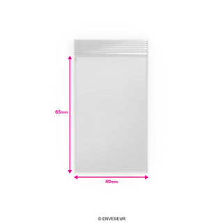 Sachets transparents Zip