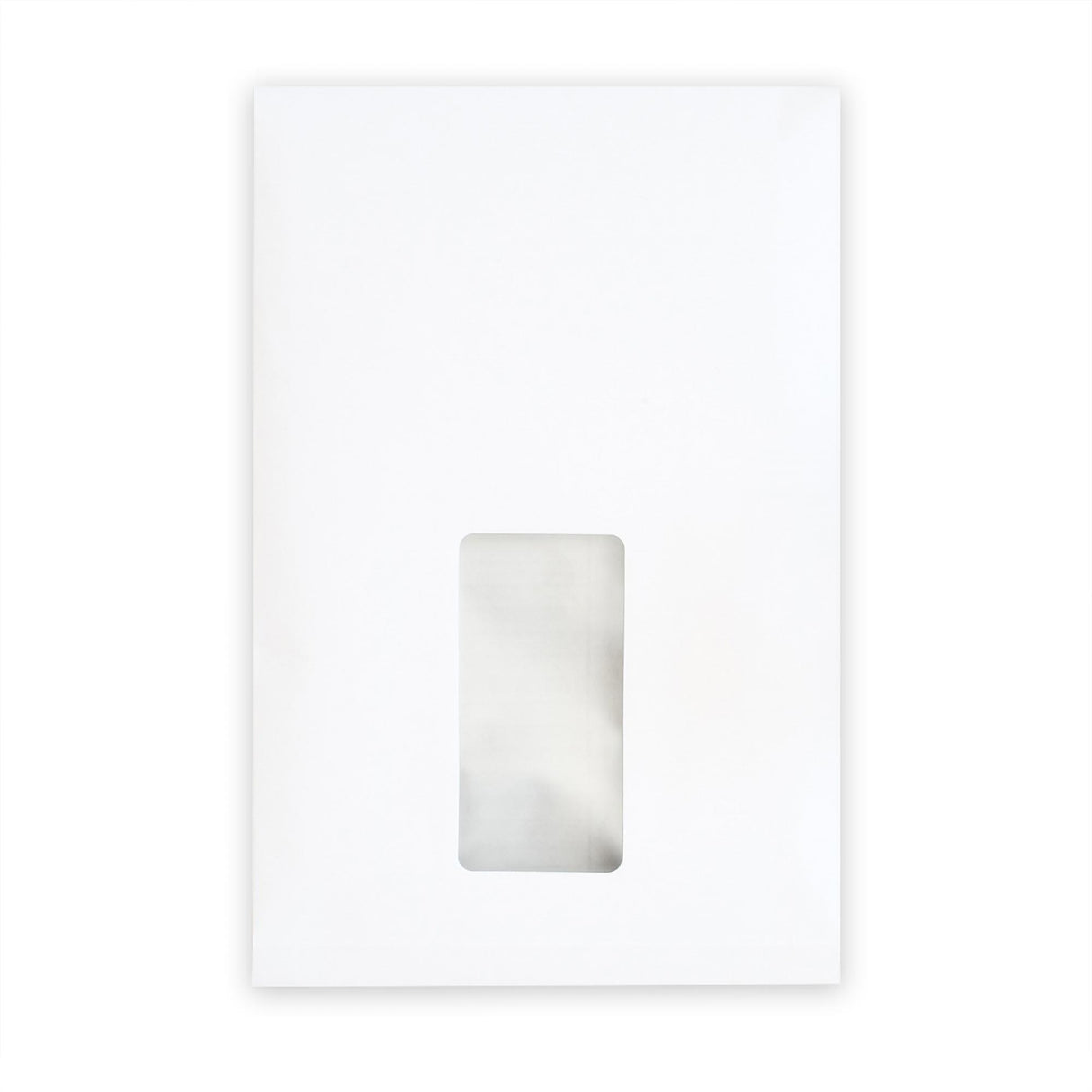 Enveloppe blanche à fenêtre avec soufflet 229x162x25 mm (C5)