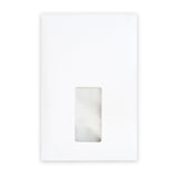 Enveloppe blanche à fenêtre avec soufflet 229x162x25 mm (C5)