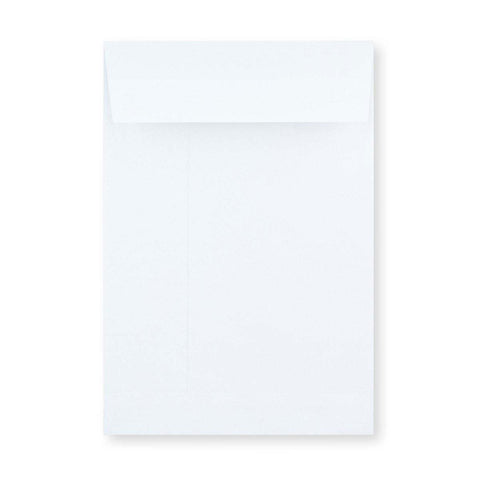 White Recycled Gusset Peel & Seal Envelope (178 x 254 x 25mm)