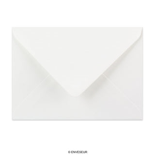 Enveloppe blanche vergée 125x175 mm