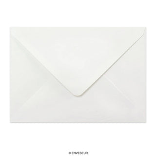 Enveloppe blanche vergée 162x229 mm (C5)