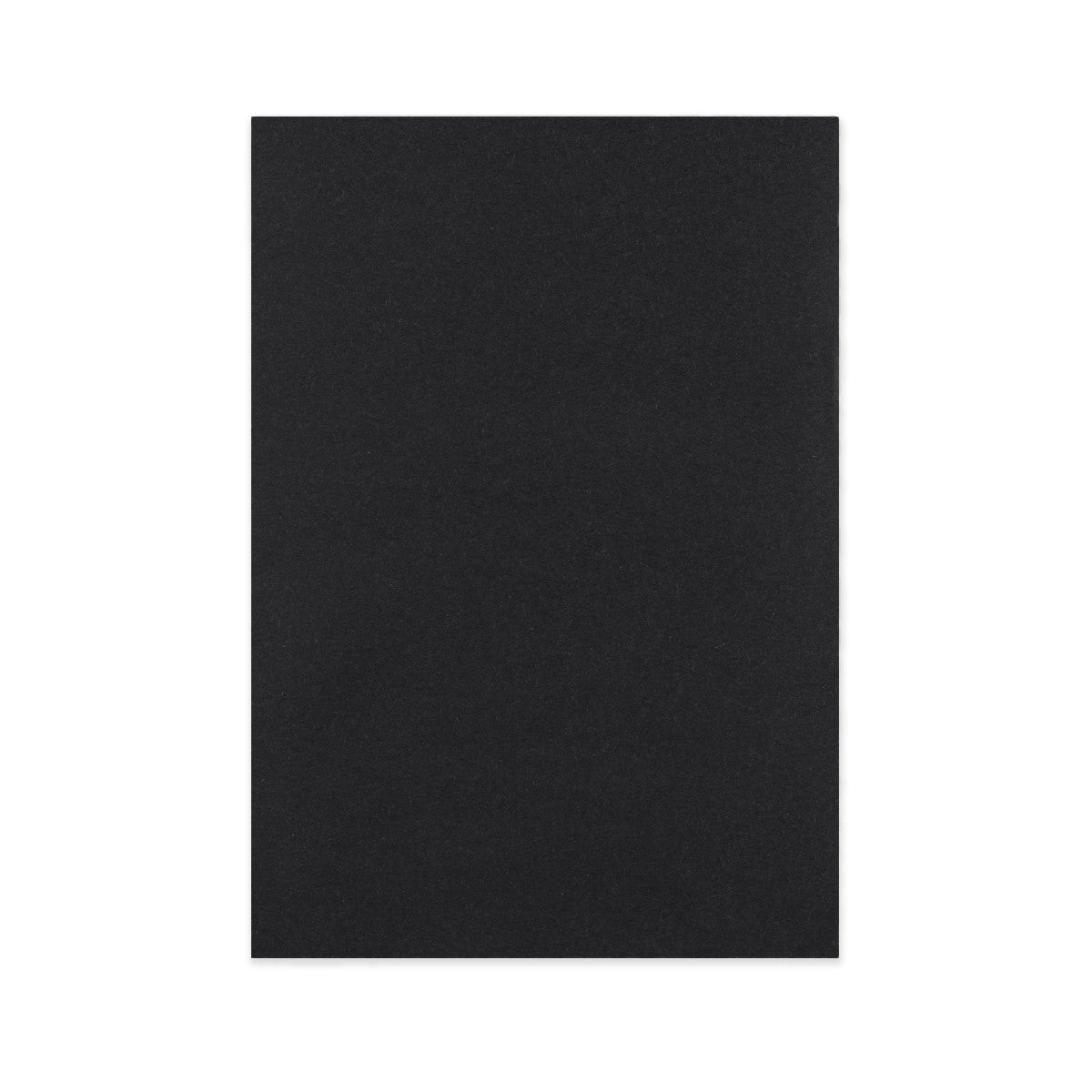 Enveloppe Entièrement Noire avec Dos en Carton Rigide 229x162 mm (C5)