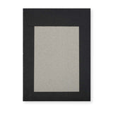 Enveloppe Noire avec Dos en Carton Rigide 229x162 mm (C5)