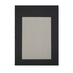 Enveloppe Noire avec Dos en Carton Rigide 229x162 mm (C5)