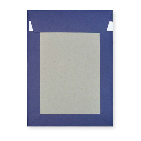 Enveloppe Bleu Marine avec Dos en Carton Rigide 229x162 mm (C5)