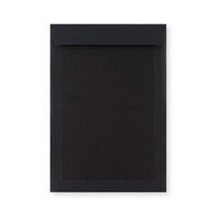 Enveloppe Entièrement Noire avec Dos en Carton Rigide 324x229 mm (C4)