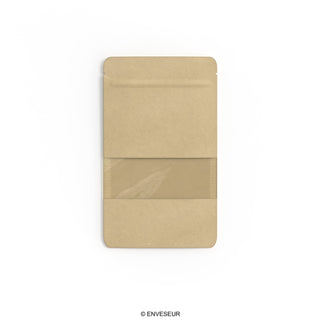 Sac alimentaires Doypack avec fenêtre