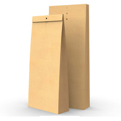 Sacs d'échantillons kraft avec trous 345x140x45mm
