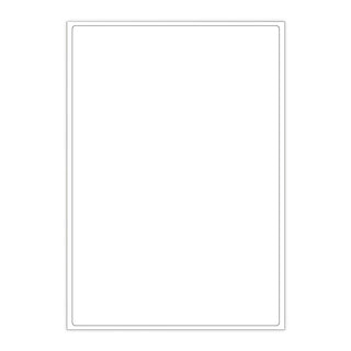 White Adhesive Labels White 199.60 x 289.10 mm (1 label)