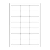 Étiquettes adhésives blanches et transparentes