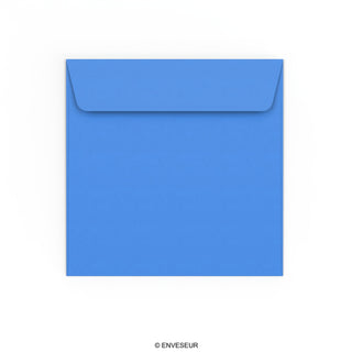 Enveloppe bleue éclatante 155x155 mm