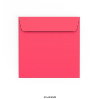 Enveloppe rose éclatante 155x155 mm