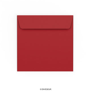 Enveloppe rouge foncée 155x155 mm