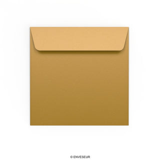 Enveloppe dorée 155x155 mm