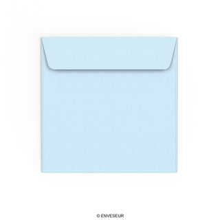 Enveloppe bleue pâle 155x155 mm