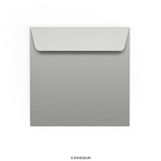 Enveloppe argentée 155x155 mm