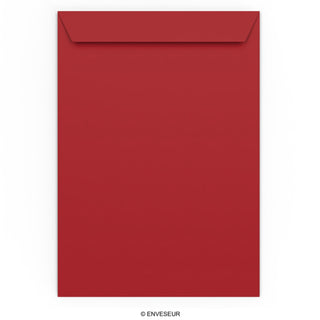 Enveloppe rouge foncée 324x229 mm (C4)