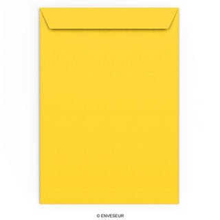 Enveloppe jaune vive 324x229 mm (C4)