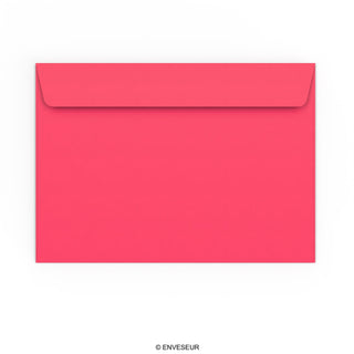 (C5)Enveloppe rose éclatante 162x229 mm