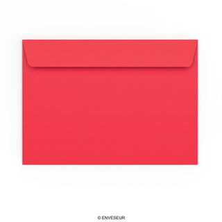 Enveloppe rouge éclatante 162x229 mm (C5)