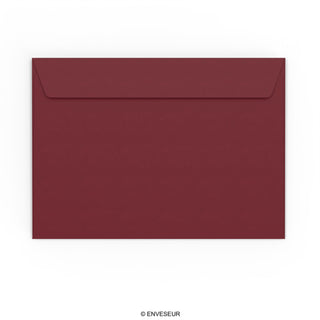 Enveloppes couleur bordeaux