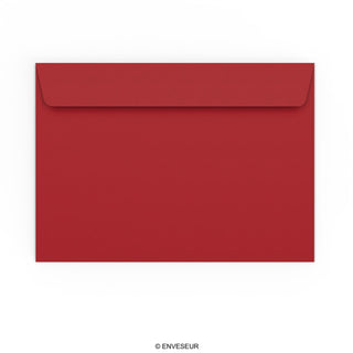 Enveloppe rouge foncée 162x229 mm (C5)