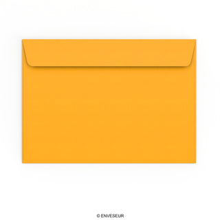 Enveloppe jaune profonde 162x229 mm (C5)