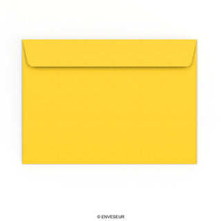 Enveloppe jaune vive 162x229 mm (C5)